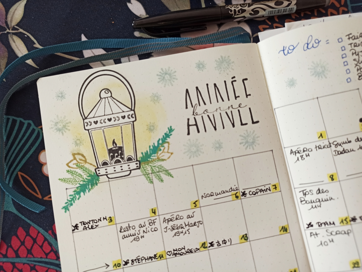 Bujo Page De Garde Janvier